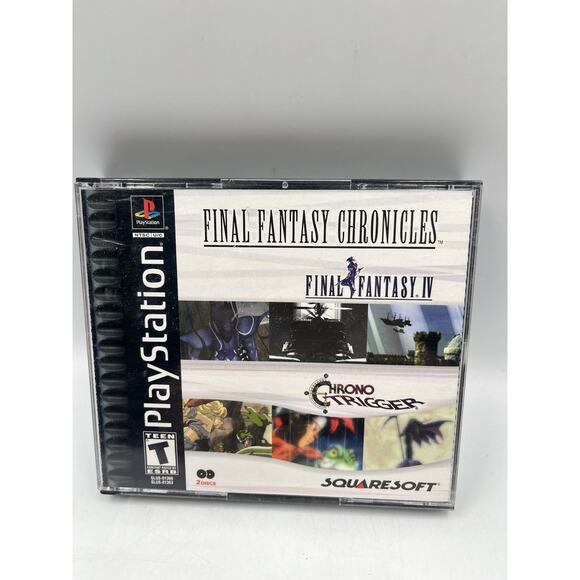 Final Fantasy Chronicles Black Label Playstation 1 PS1 CIB Complete Tested - Picture 1 of 12